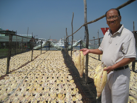 Ông Trương Hải - người tiên phong đưa mặt hàng khô cá tra phồng xuất ngoại.
