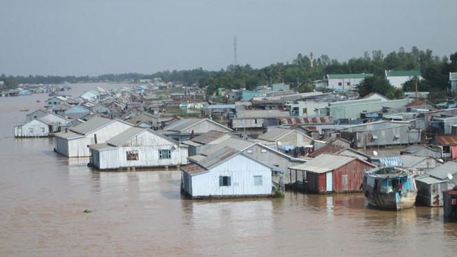 Làng bè Châu Đốc