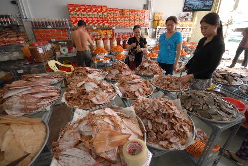 mực khô tăng giá