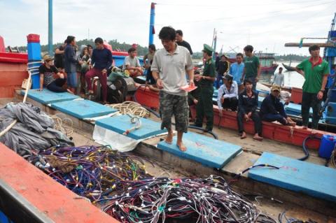 ngư dân sau chuyến biển