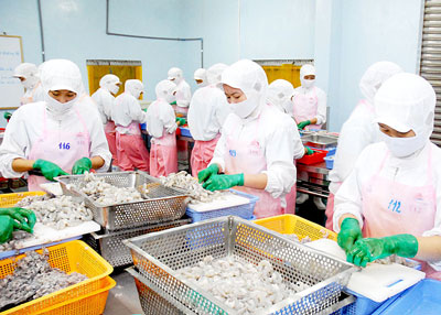 nhà máy chế biến thủy sản