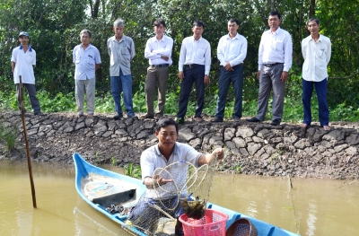 nuôi tôm nước tĩnh