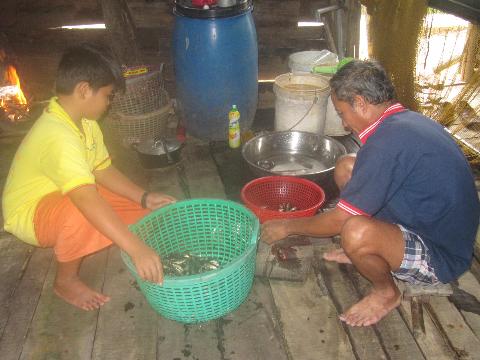 rổ cá vụn