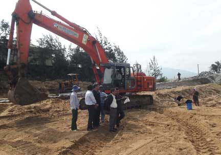 san ủi mặt bằng