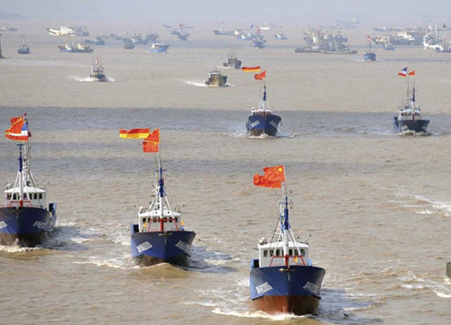 tàu cá, Trung Quốc