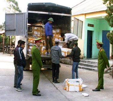 thu giữ động vật nhập lậu