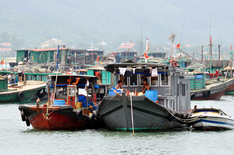 Phương tiện đánh bắt của ngư dân Vân Đồn