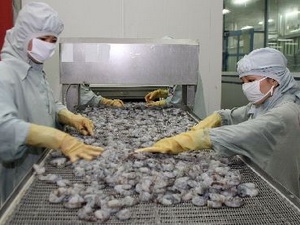 xuất khẩu tôm Bạc Liêu