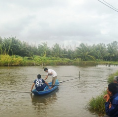 Xây dựng mô hình nuôi cá bông lau trong ao đất