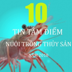 10 tin tiêu điểm trong nuôi trồng thủy sản năm 2018