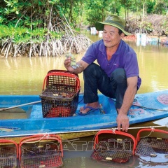 Nuôi tôm tít trong lồng nhựa, 2 tháng sau bán 200 ngàn/con