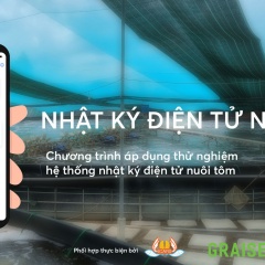 Nhật ký điện tử nuôi tôm - Giải pháp đón đầu thời hội nhập