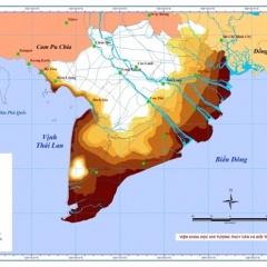 Nhiều tỉnh ĐBSCL công bố khẩn cấp thiên tai do xâm nhập mặn cấp độ 1