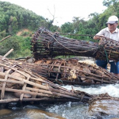 Độc đáo chiếc Aruung bắt cá từ đồng bào Cơ Tu