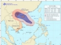 Bão cách Hoàng Sa 330km về phía Đông Đông Nam