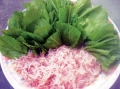 Cải xanh canh ruốc