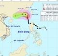 Bão số 2 gây gió giật cấp 11-12 trên Biển Đông
