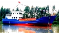 Hạ thủy tàu vỏ thép đóng mới đầu tiên ở Quảng Trị