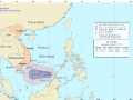 Biển Đông xuất hiện áp thấp nhiệt đới