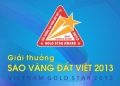 Giải thưởng Sao Vàng Đất Việt năm 2013: Khánh Hòa có 5 doanh nghiệp vào vòng chung khảo