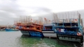 Biển động, hàng ngàn tàu cá gác bến