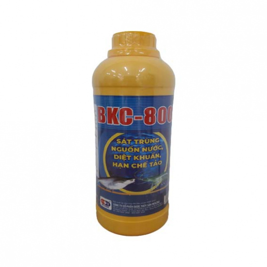 BKC 800 1 LÍT - Diệt vi khuẩn, virus, nấm, tảo