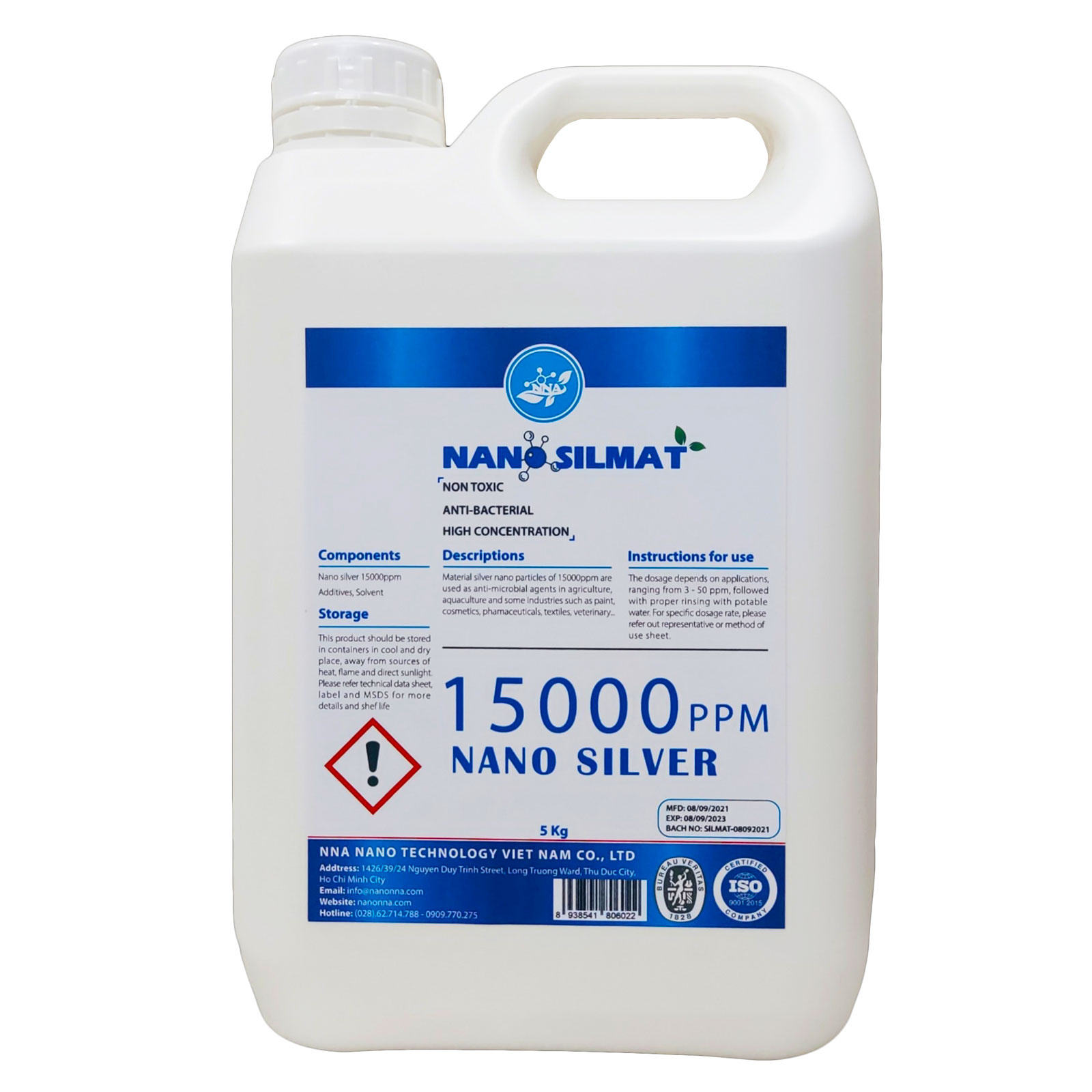 Nano bạc SILMAT 15000ppm - Ảnh 4
