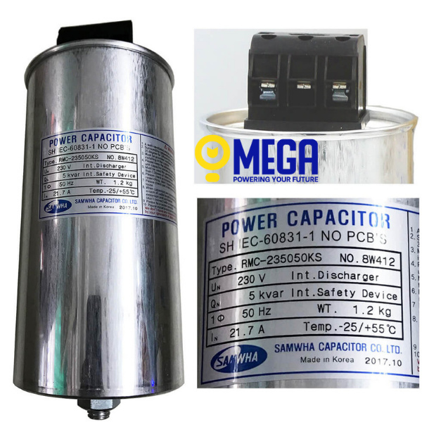 Tụ bù 3P 440V 5 kVAr