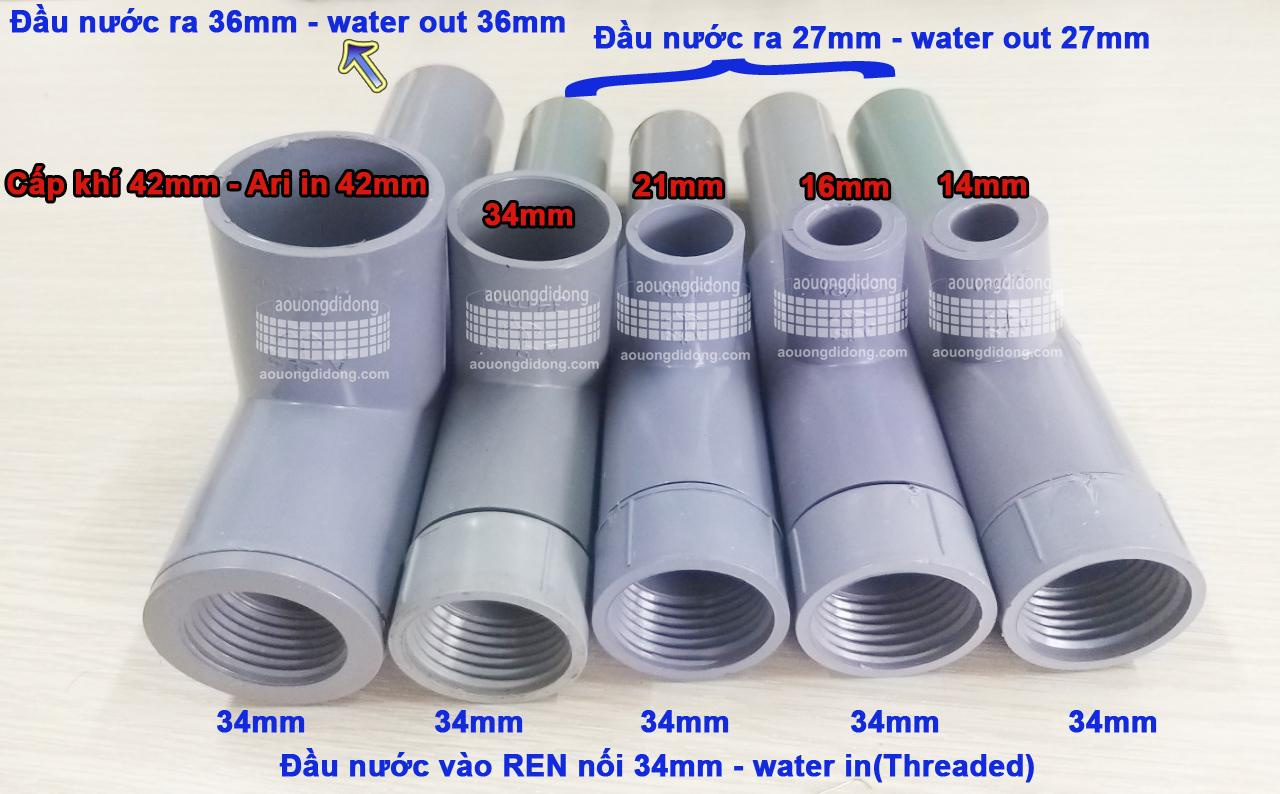 Venturi sục khí AQUA MINA - Ảnh 2