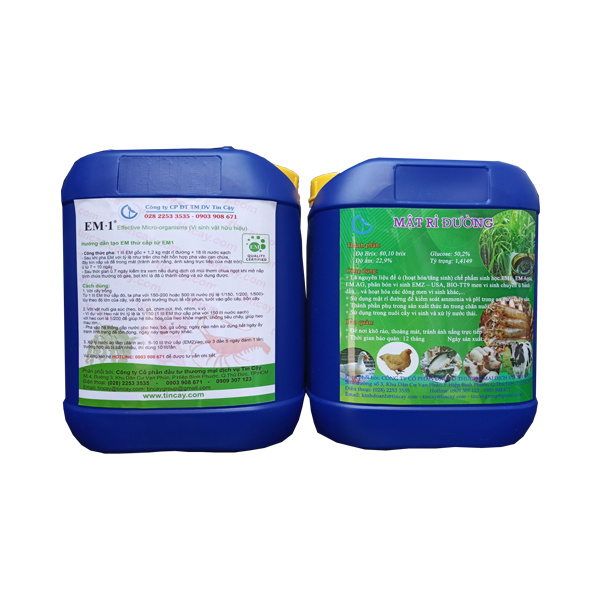 Combo men vi sinh EM1 và mật 5 lít