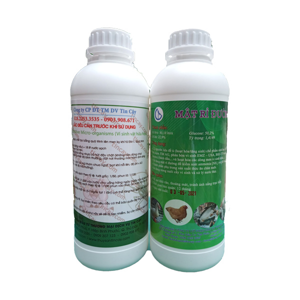 COMBO EM1 (EM GỐC) + MẬT RỈ  ĐƯỜNG 1 LÍT