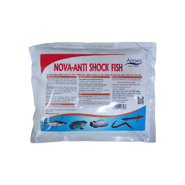 Nova Anti Shock Fish Giảm stress cho cá