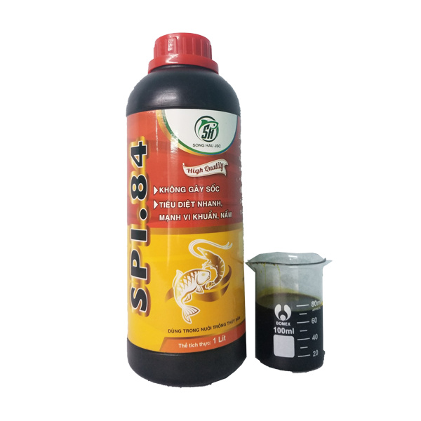 Dung dịch sát trùng và diệt nấm cho ao nuôi cá tôm - SPI.84 (1 lít)