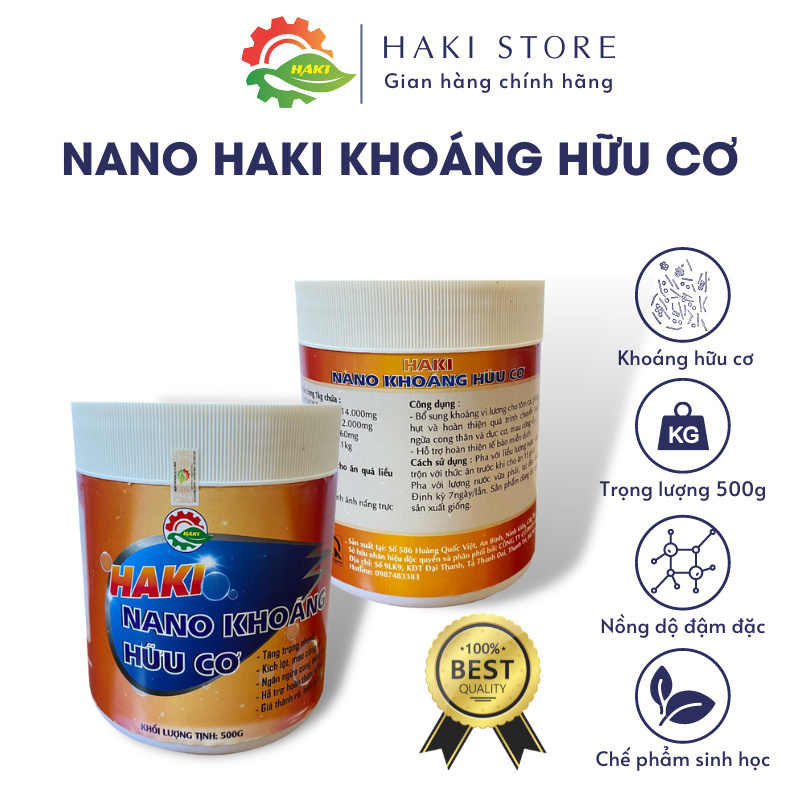 Nano khoáng hữu cơ Haki - Ảnh 5