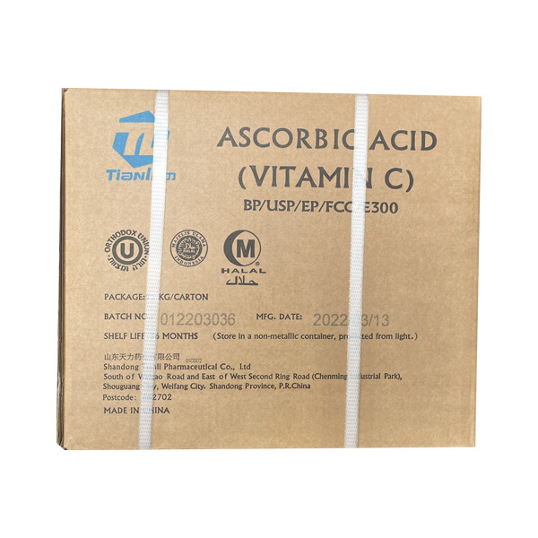 Ascorbic acid  Vitamin C nguyên liệu tianli shangdong 99%