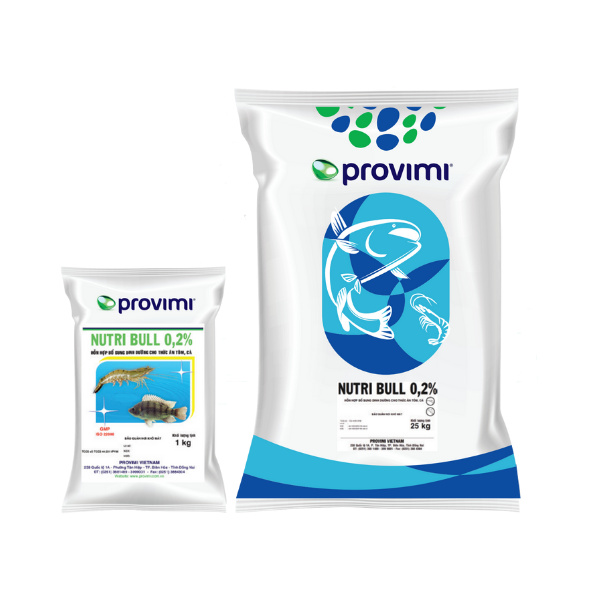 Nutri Bull 0,2% Provimi - Hỗn hợp bổ sung dinh dưỡng cho thức ăn tôm, cá