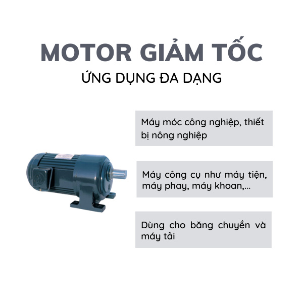 MOTOR GIẢM TỐC 1.5kw (2HP) - Ảnh 4
