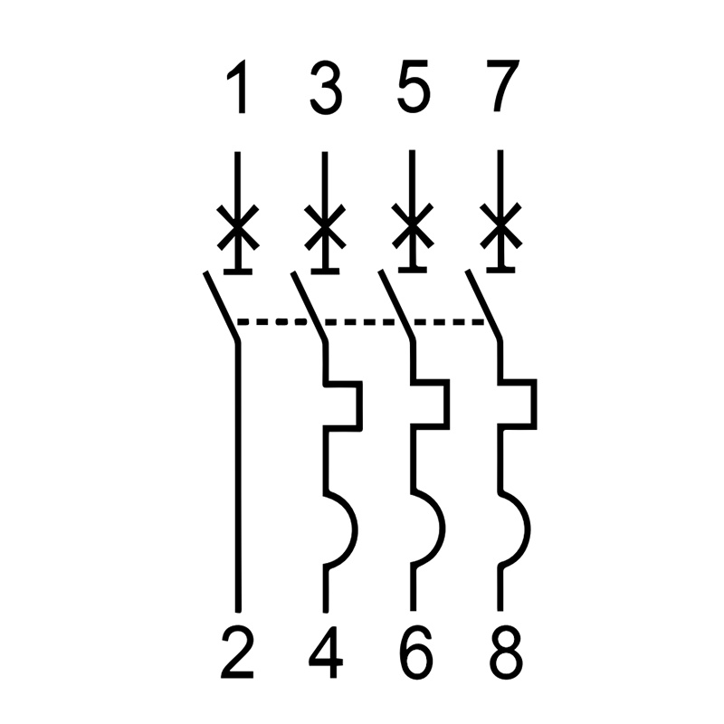 NXM Cầu dao tự động dạng khối (MCCB) (Cố định từ nhiệt) - 4P - Ảnh 7