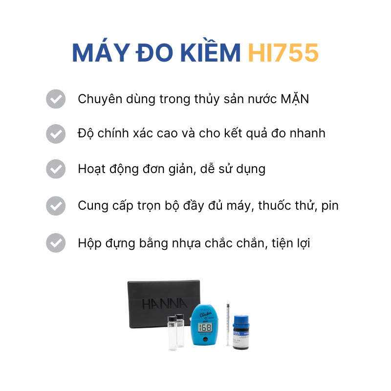 Máy đo Kiềm HI755 HANNA - Ảnh 6