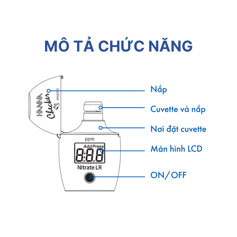 Máy đo Nitrate HI781 HANNA - Ảnh 5