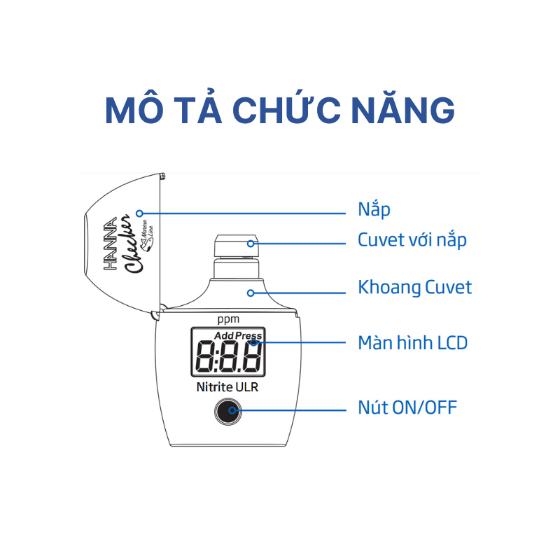 Máy đo Nitrit HI764 HANNA - Ảnh 5