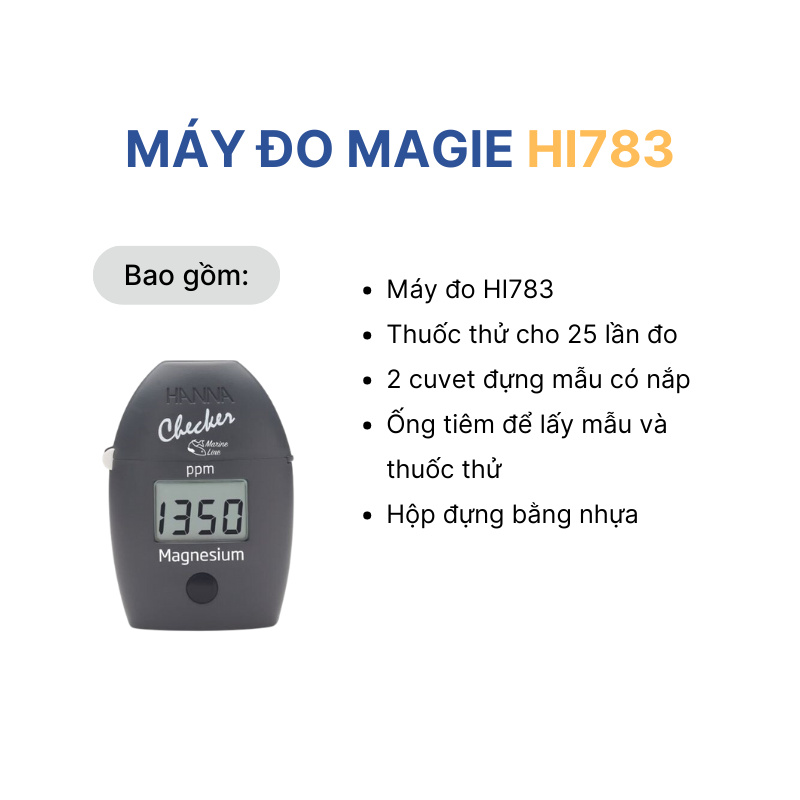 Máy đo Magie HI783 HANNA - Ảnh 4