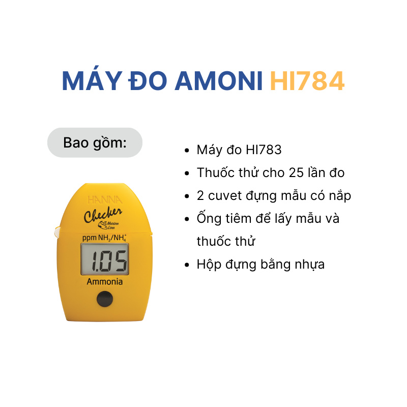 Máy đo Amoni HI784 HANNA - Ảnh 4