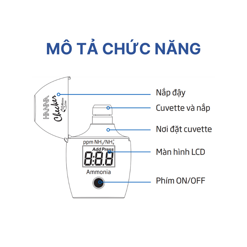 Máy đo Amoni HI784 HANNA - Ảnh 5