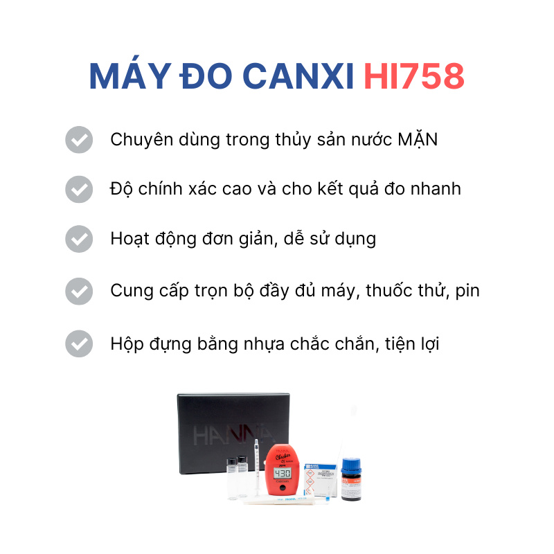 Máy đo Canxi HI758 HANNA - Ảnh 6
