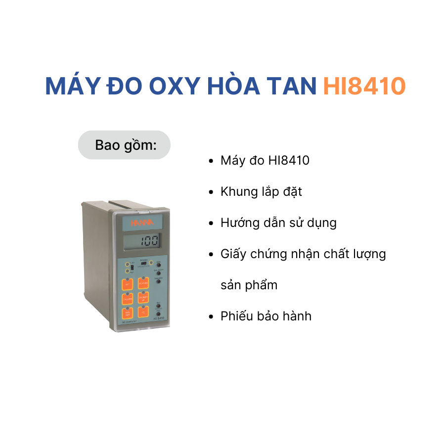 Máy đo oxy hòa tan HI8410 HANNA - Ảnh 3