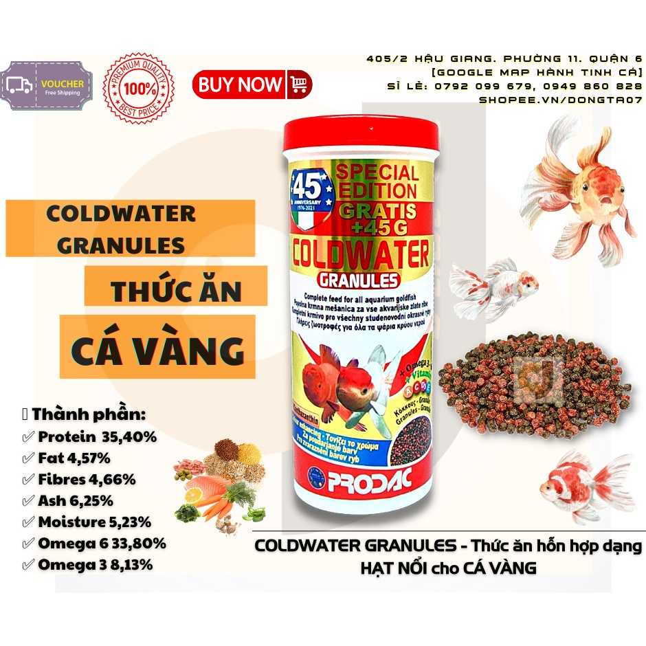 PRODAC COLDWATER GRANULES - Ảnh 3
