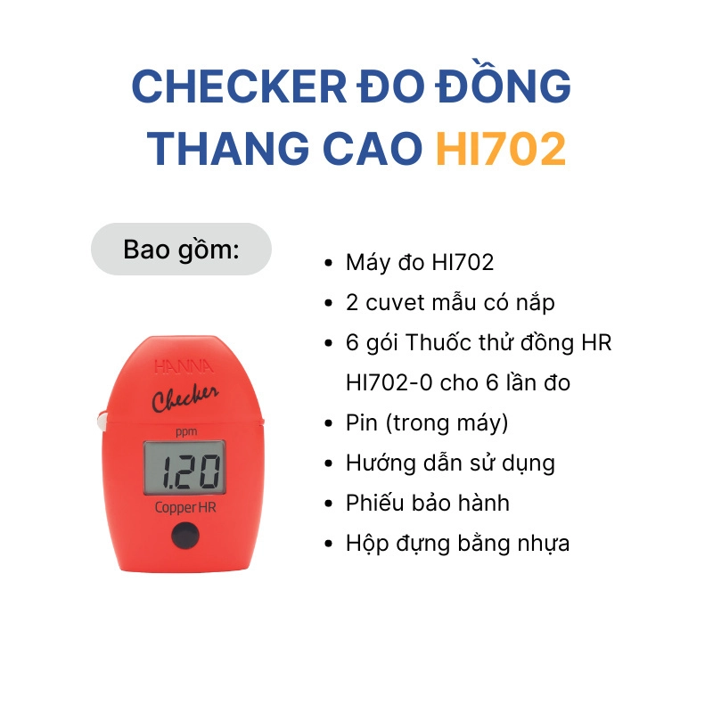 Máy đo đồng HANNA HI702 - Ảnh 5