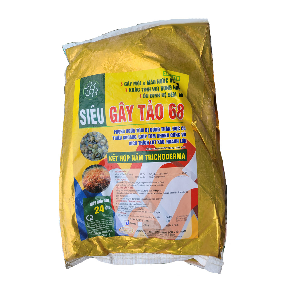ZEOLITE Siêu gây tảo 68