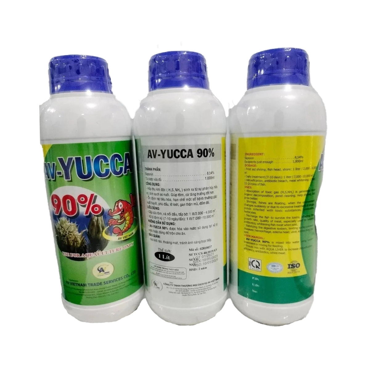 AV - Yucca 90% hấp thụ khí độc, ổn định hệ tiêu hóa